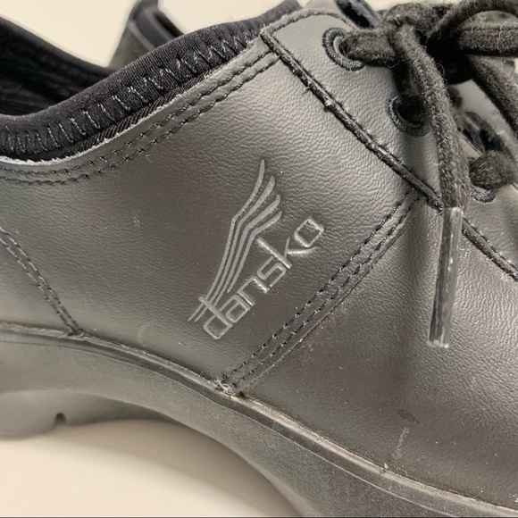 Dansko black shoes size 37 EU ladies nurse shoe womens - Picture 2 of 8